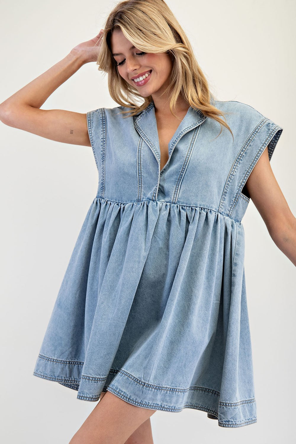 Denim Mini Dress