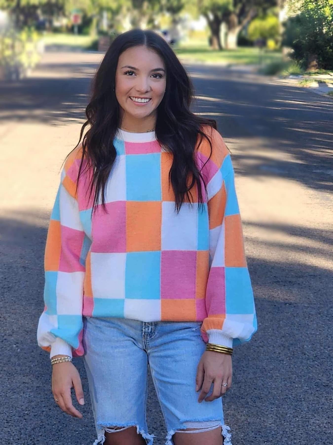 Multi Colorblock Sweater