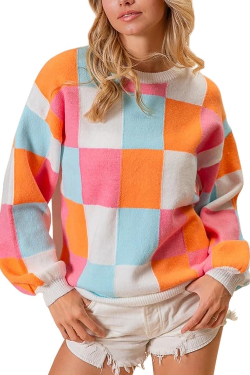 Multi Colorblock Sweater