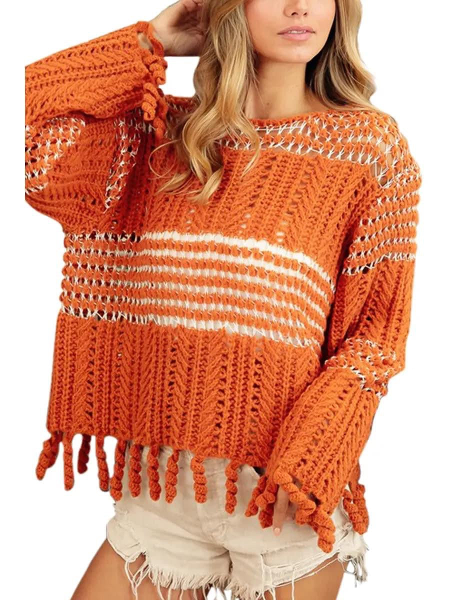 Hollowed Longhorn Sweater