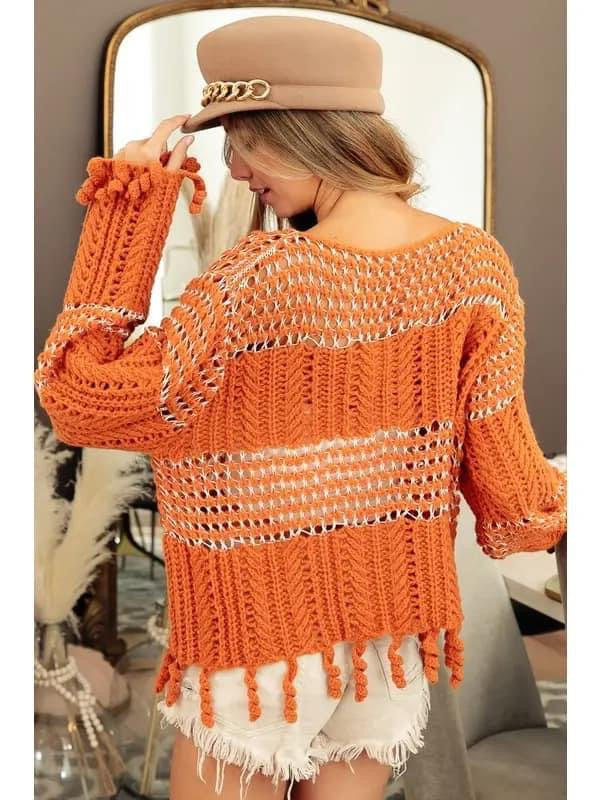 Hollowed Longhorn Sweater