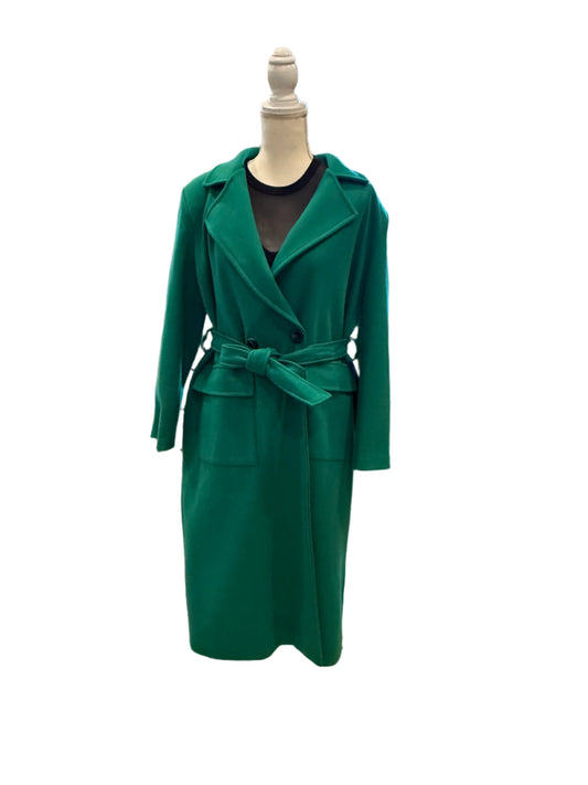 Kelly Green Trench Coat